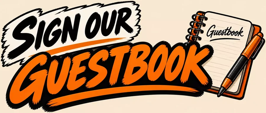 Sign our guestbook